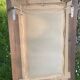 Large carved wooden mirror in Art Nouveau style