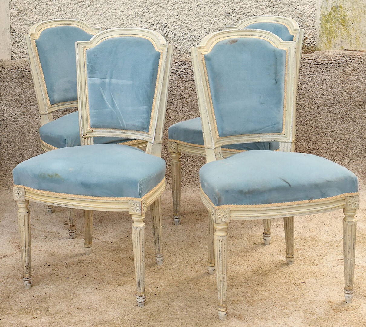 4 Louis XVI style chairs