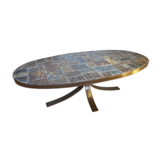 Table basse en pierre naturelle 1970