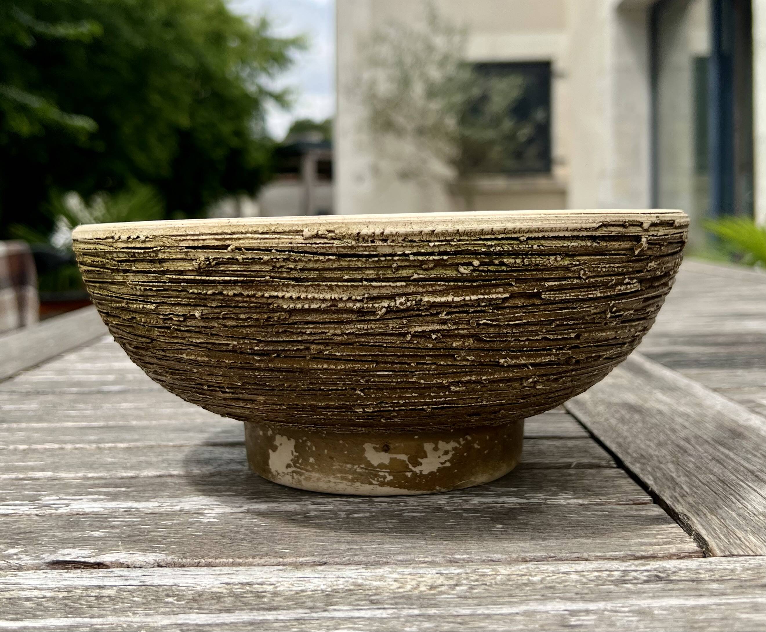 50s modernist ceramic planter