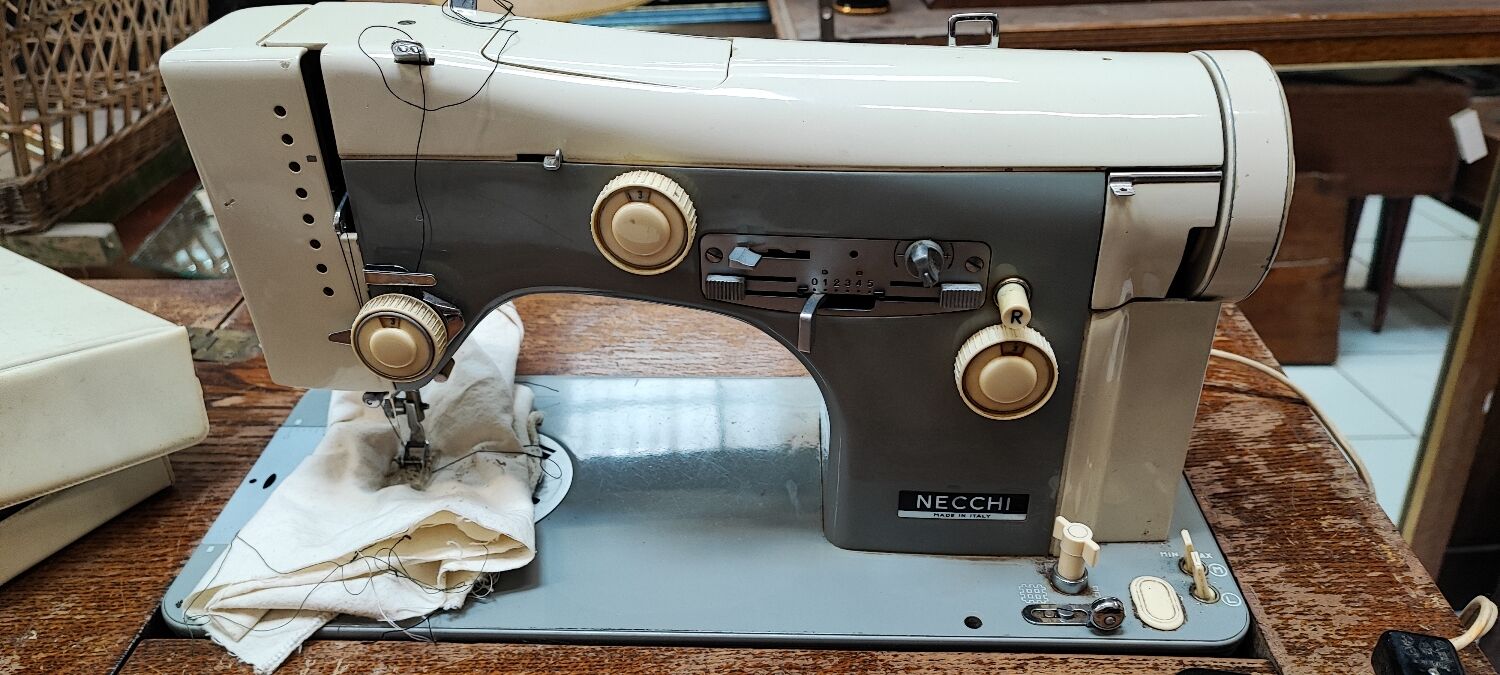 Necchi furniture and sewing machine