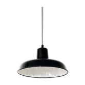 Suspension en tôle émaillée noire