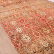 Peach Vintage Moroccan Rug 176 x 287 cm, Berber Wool Rug, Handmade Boho Rug