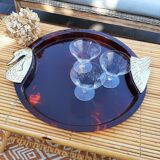 Turtleshell and brass tray duck's head