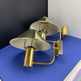 Brass lamps høvik lys jonas hidle denmark 1970 vintage scandinavian design