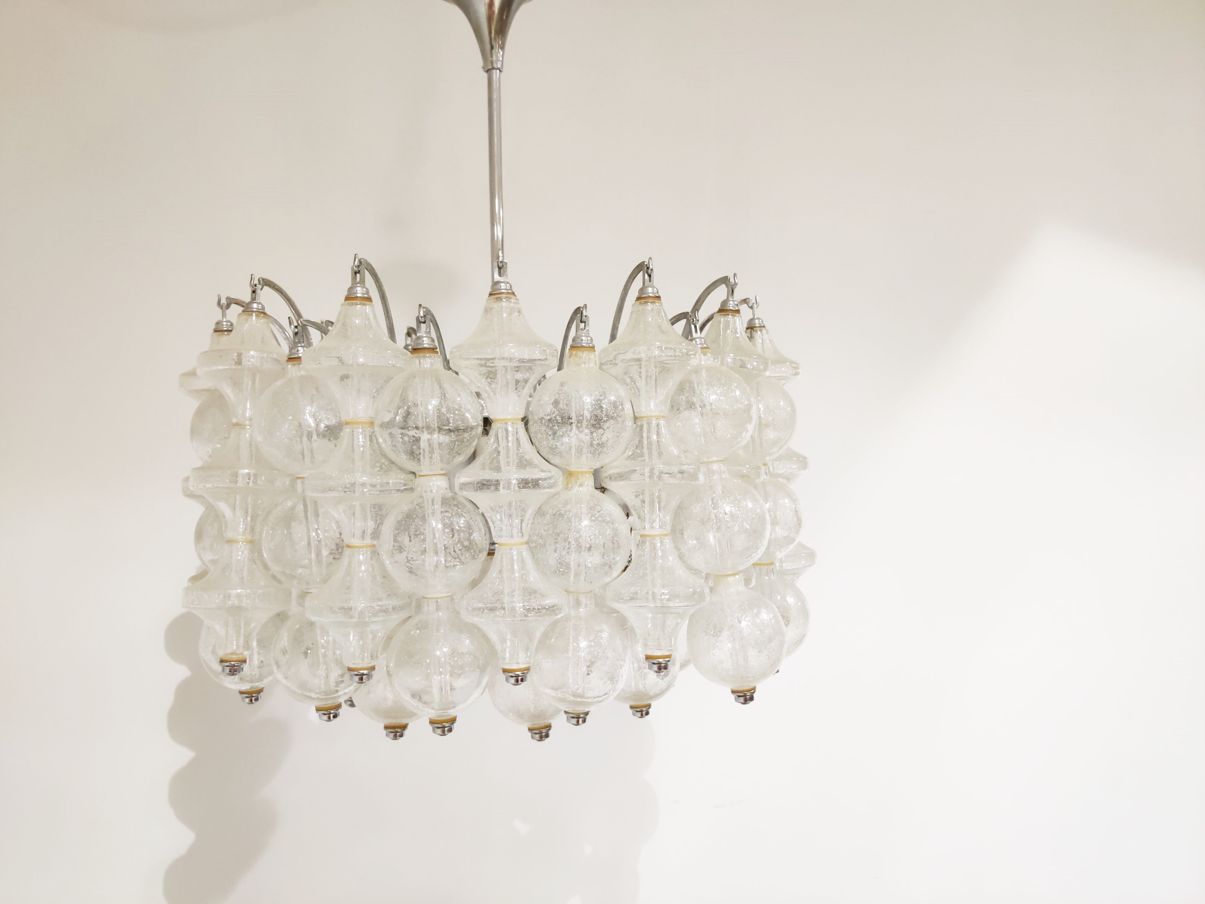 Tulipan chandelier by Kalmar, 1960s