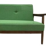 Vintage 3 seater fabric sofa