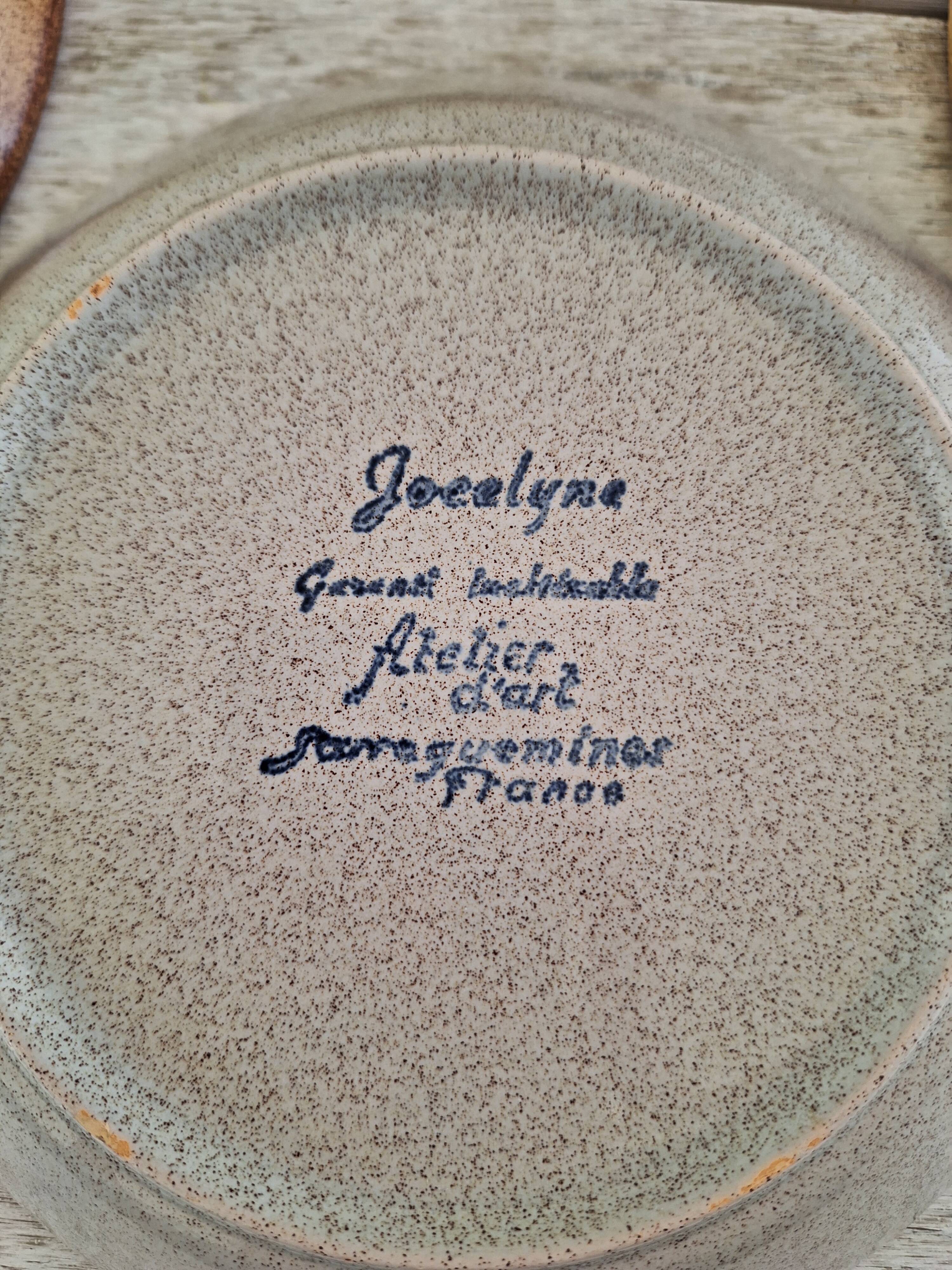 Vintage Sarreguemines stoneware plates