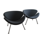 Orange slice F437 armchairs by Pierre Paulin for Artifort