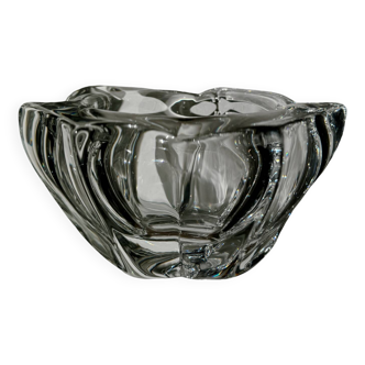 Large antique Daum crystal ashtray