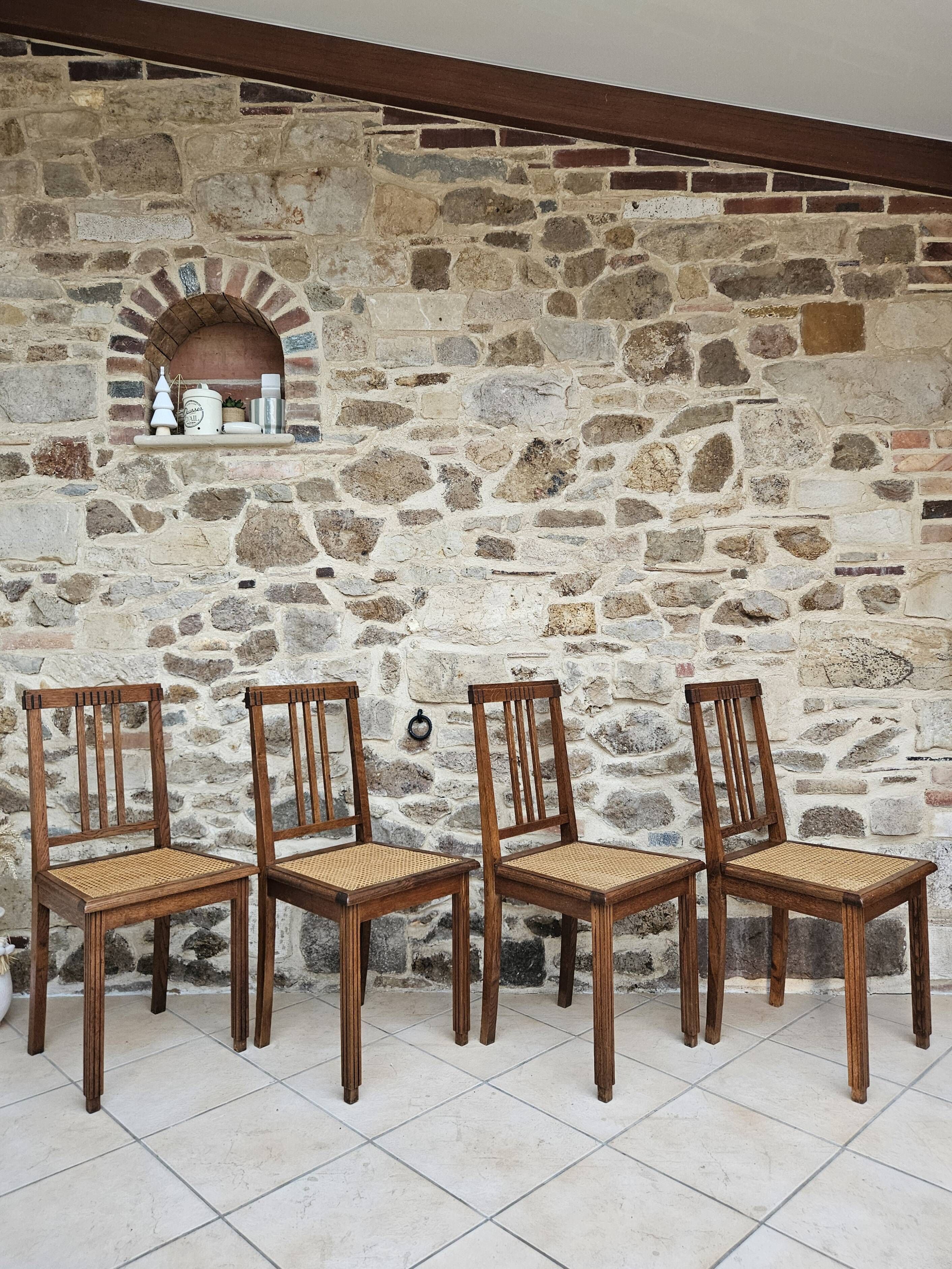 Lot of Art Deco chairs