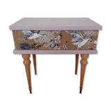 Vintage bedside table revamped