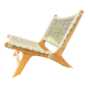 Chair / garden armchair / single-seater in retro rattan