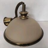 80s Vintage Adjustable Height Pull Cord Pendant Light