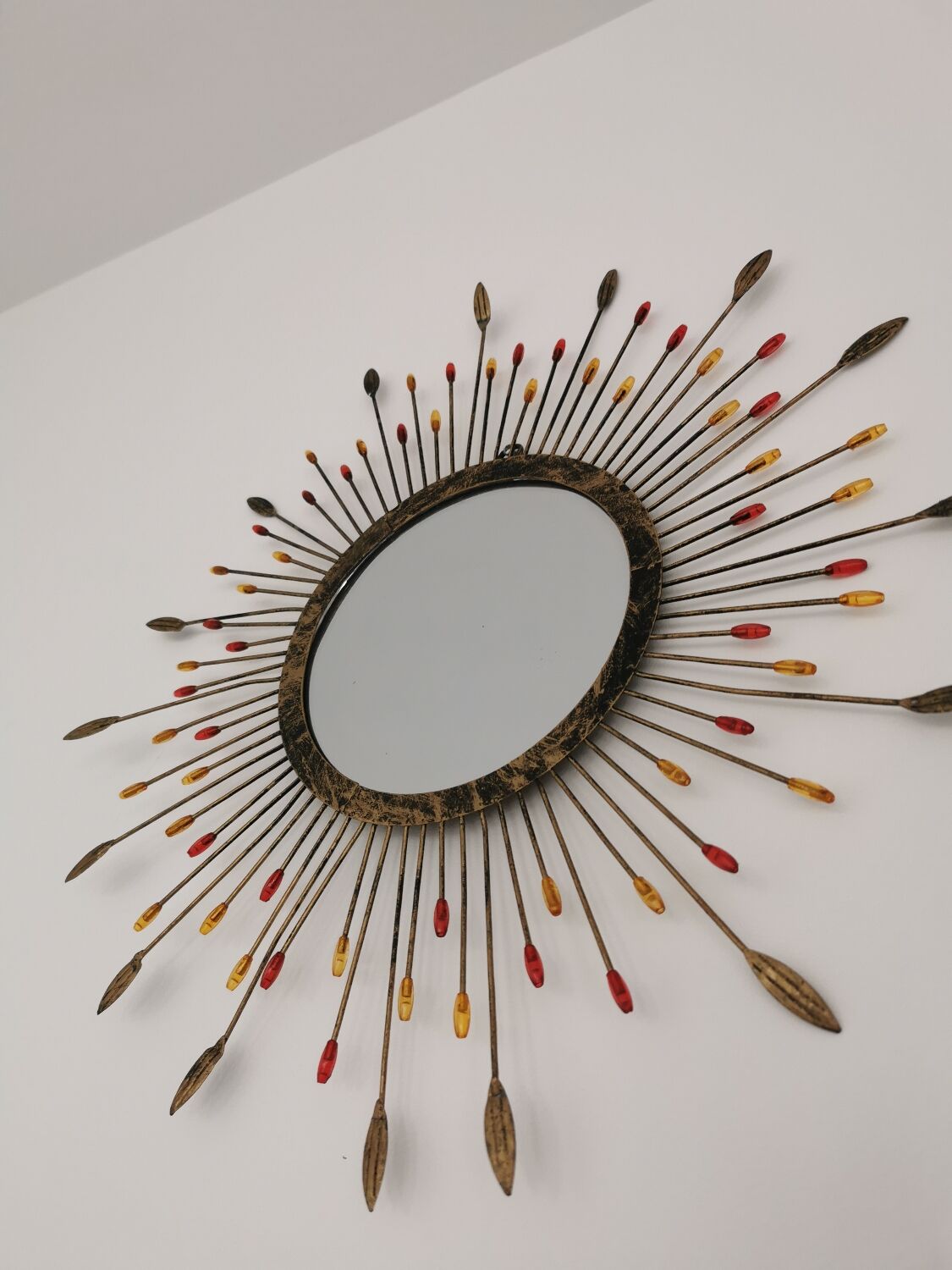 Vintage sun mirror