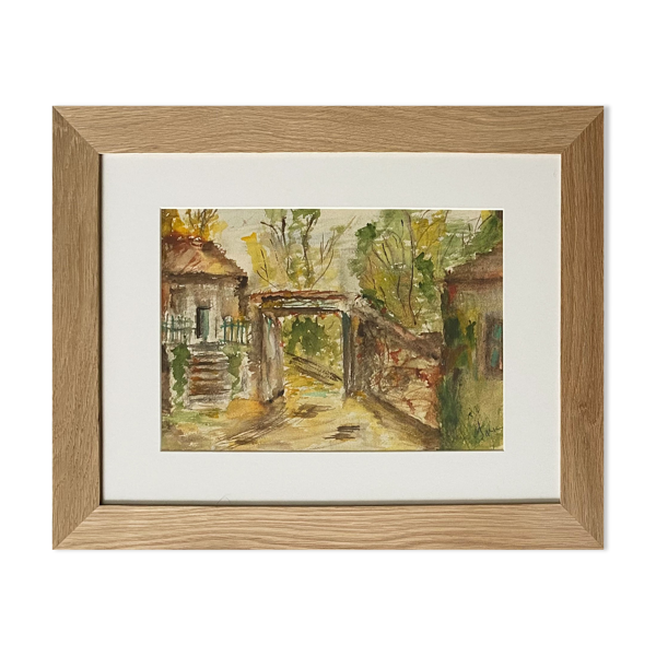 Tableau par Raya Safir La cour 1975