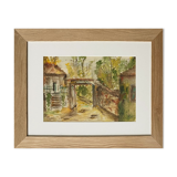 Tableau par Raya Safir La cour 1975