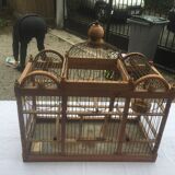 Cage has old birds