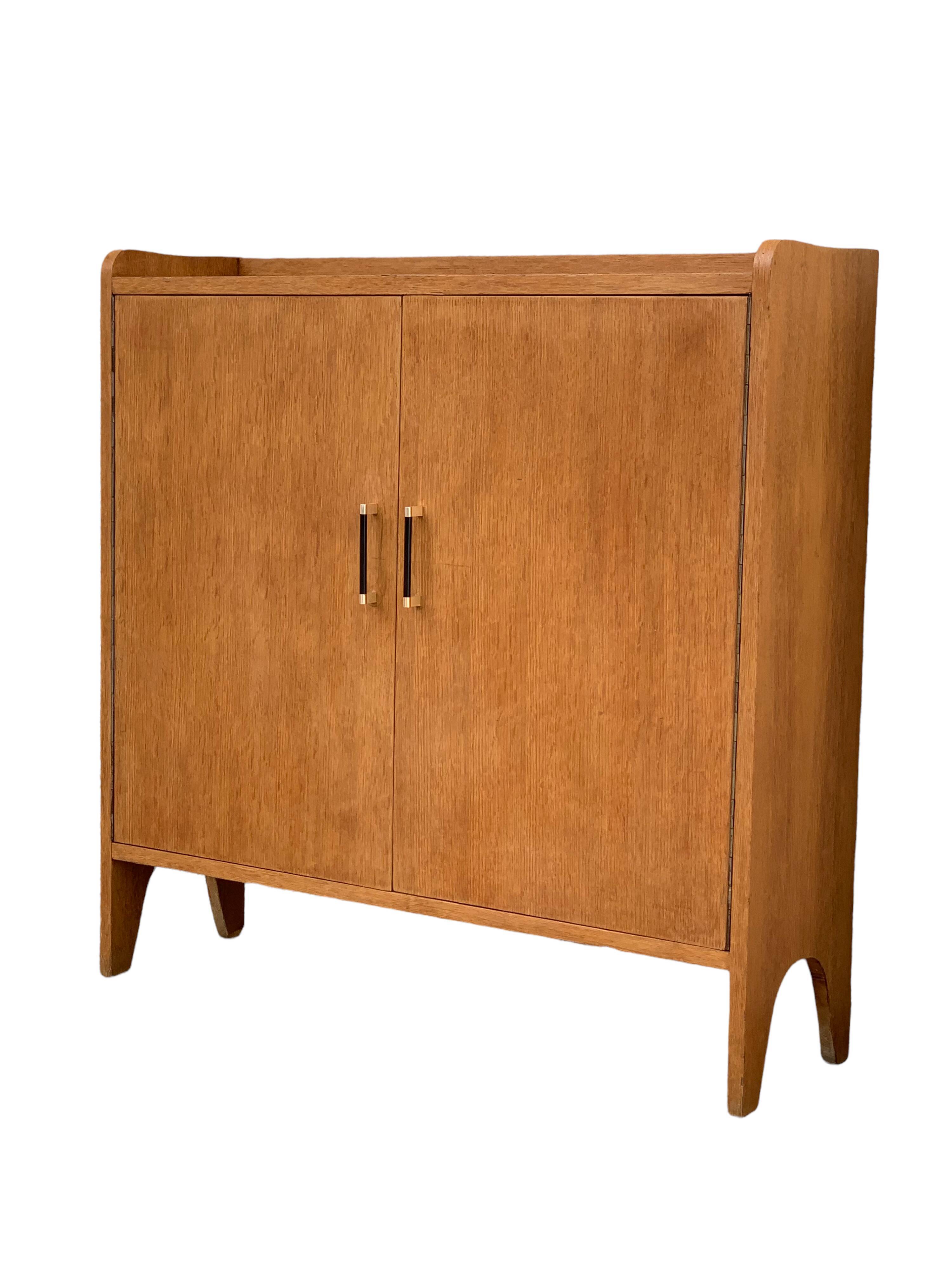 Vintage bookcase feet aileron 1950
