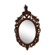 Italian mirror in gilded scupted wood