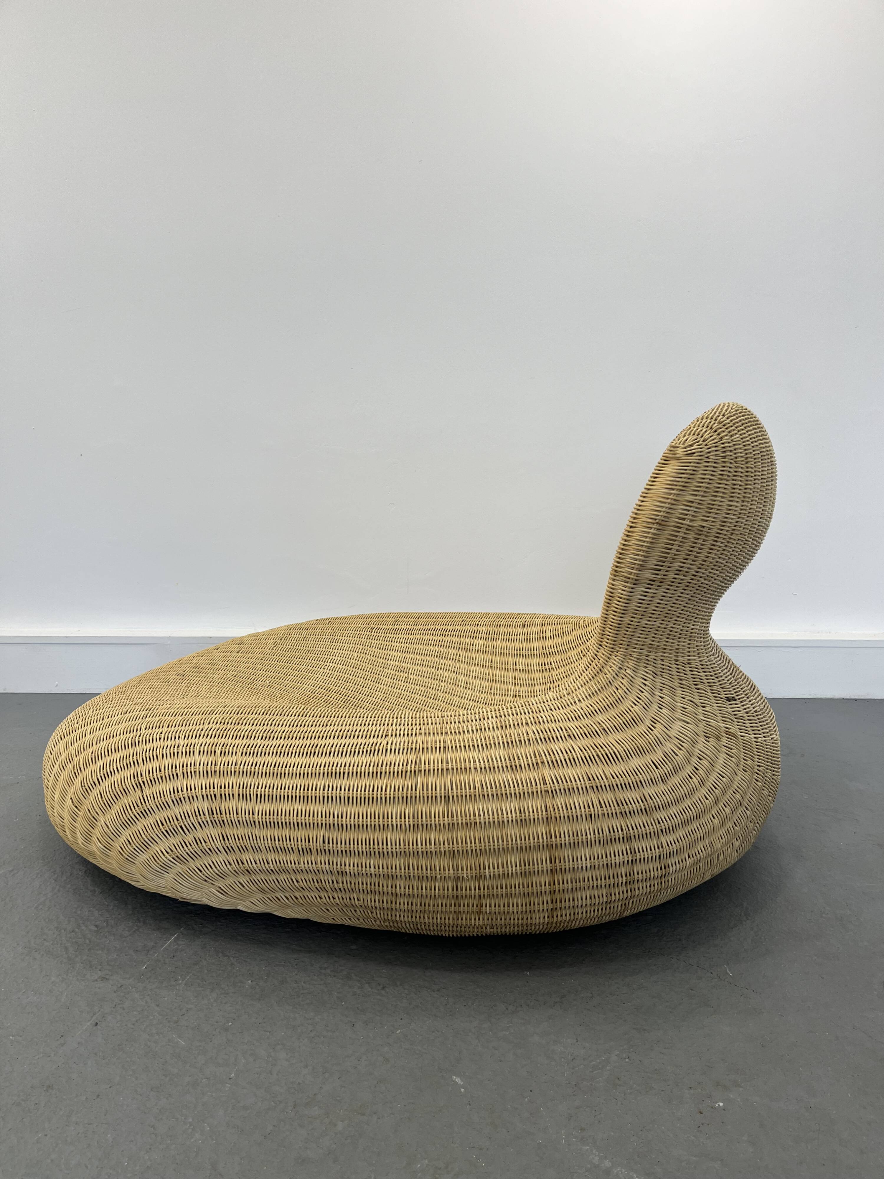 Fauteuil Storvik en Rotin par Carl Öjerstam pour Ikea