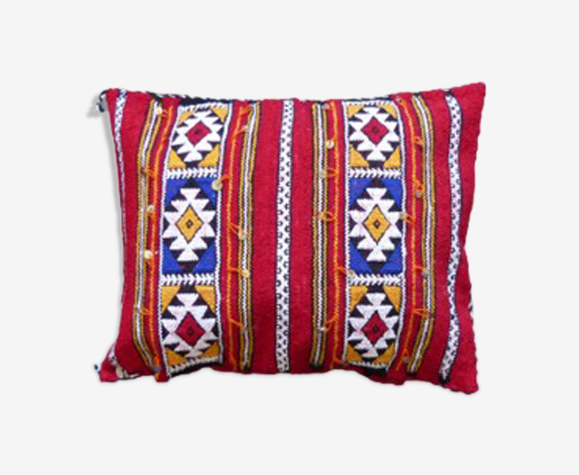 Cushion Kilim Moroccan Berber red