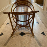 Rattan armchairs