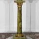 Green onyx column lamp, Empire taste – Early twentieth century