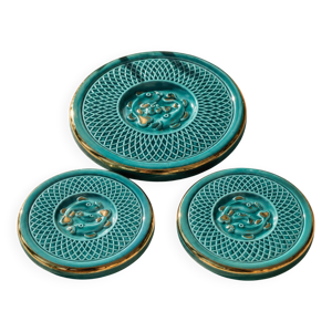 3 dessous-de-plat vintage