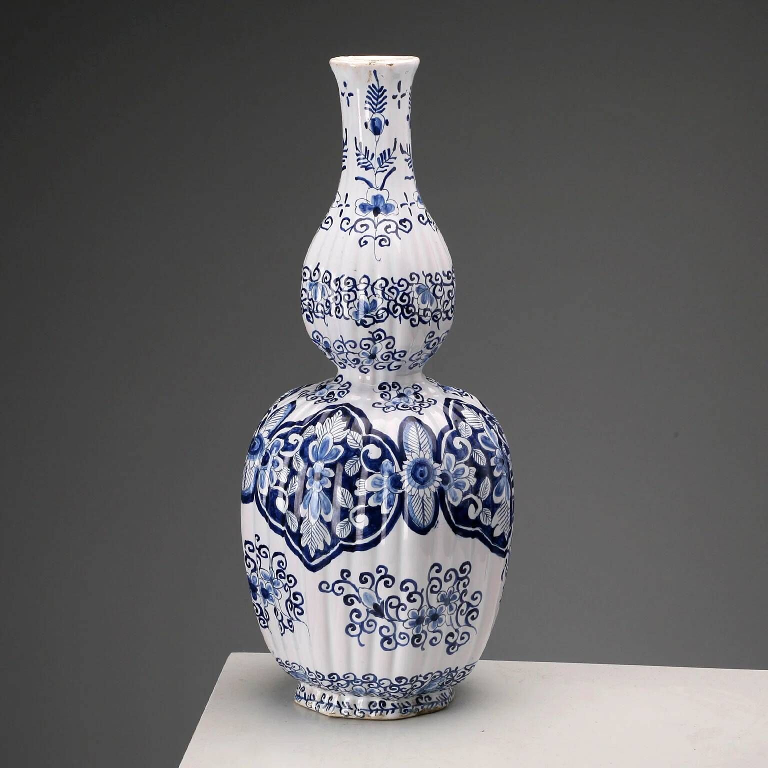Antique faience vase Aprey, France, 19th century