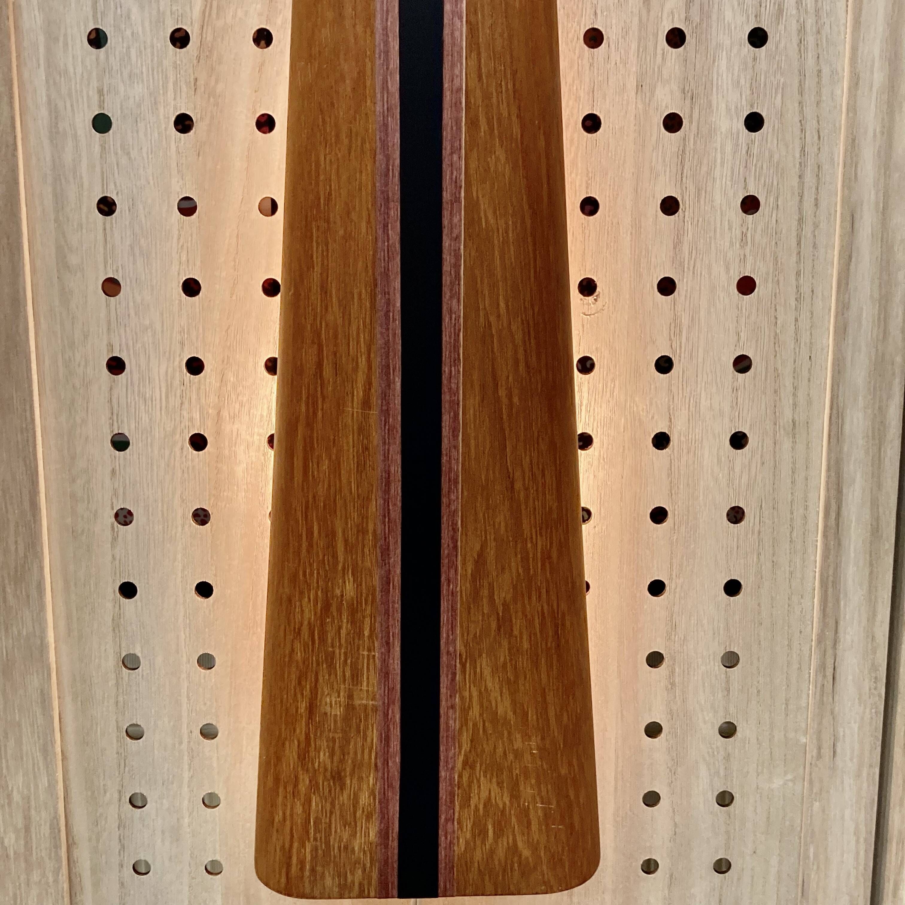 Large teak wall light design 1950.