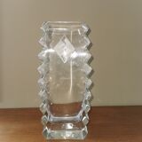 Art deco vase molded glass