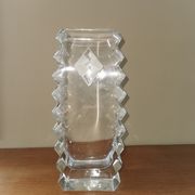 Art Deco vase in moulded glass