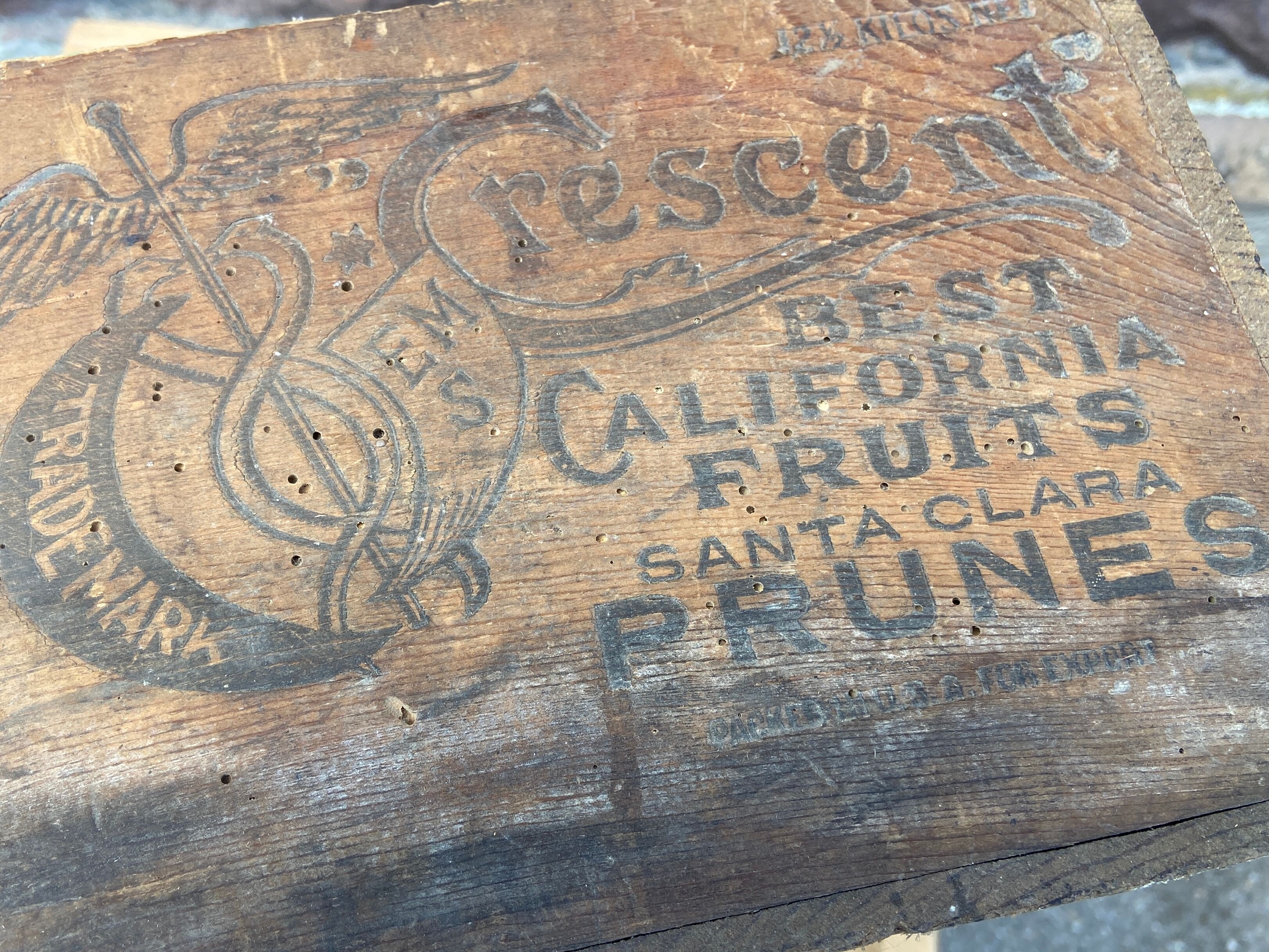 Vintage wooden case usa