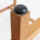 Danish modern coffee table / side table / Henning Nørgaard attributed / oak / glass / 1970s