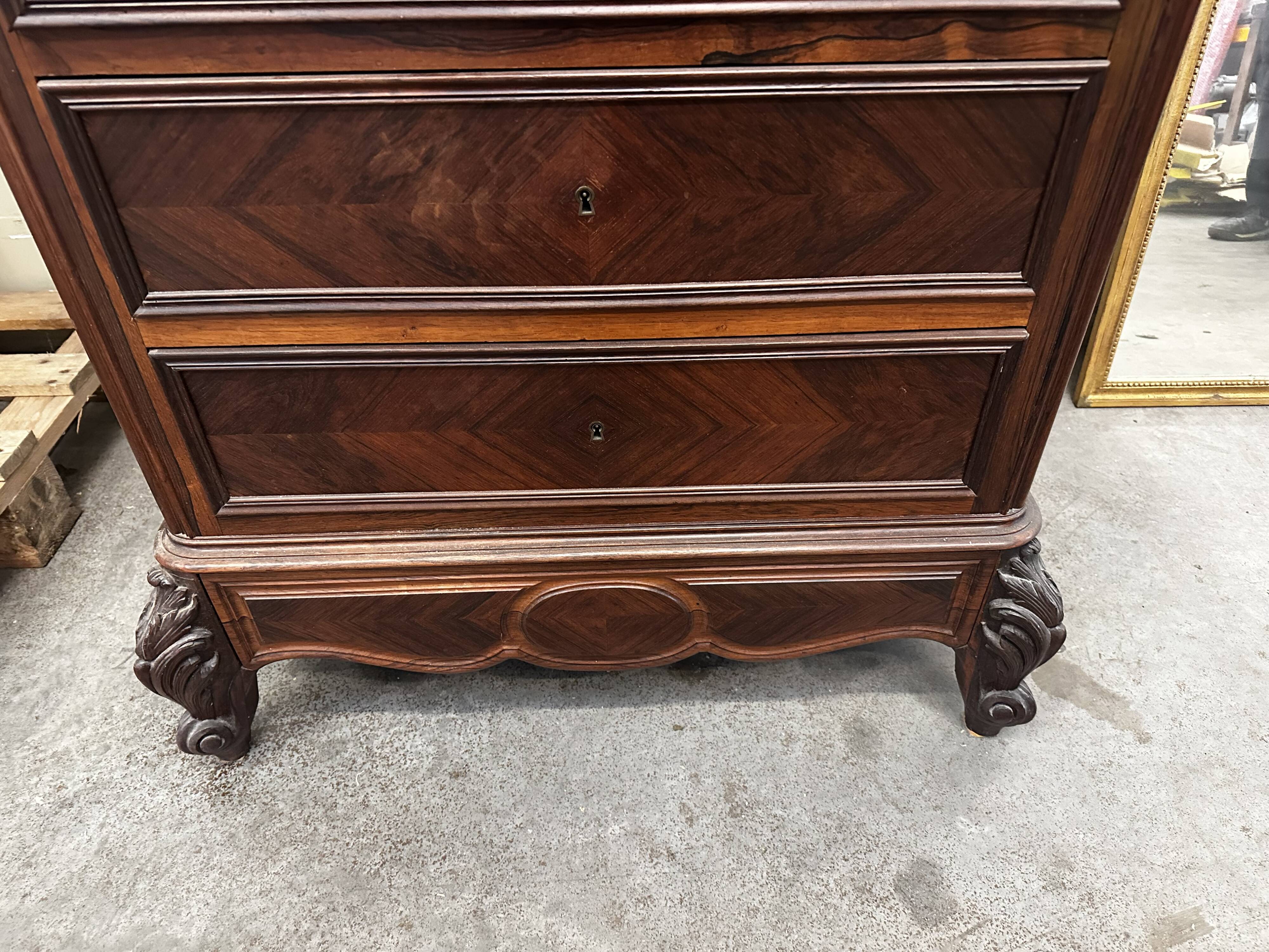 Chest of Drawers - Large, Narrow Chest of Drawers from the 19th Century