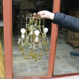 Small Murano drops chandelier