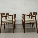4 x Niels Otto Møller armchairs / Model 56