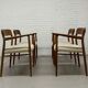 4 x fauteuils Niels Otto Møller / Modèle 56