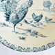 Flat plate porcelain of Gien pattern Roosters