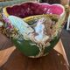 Pair of slipware plant pots in Art Nouveau style