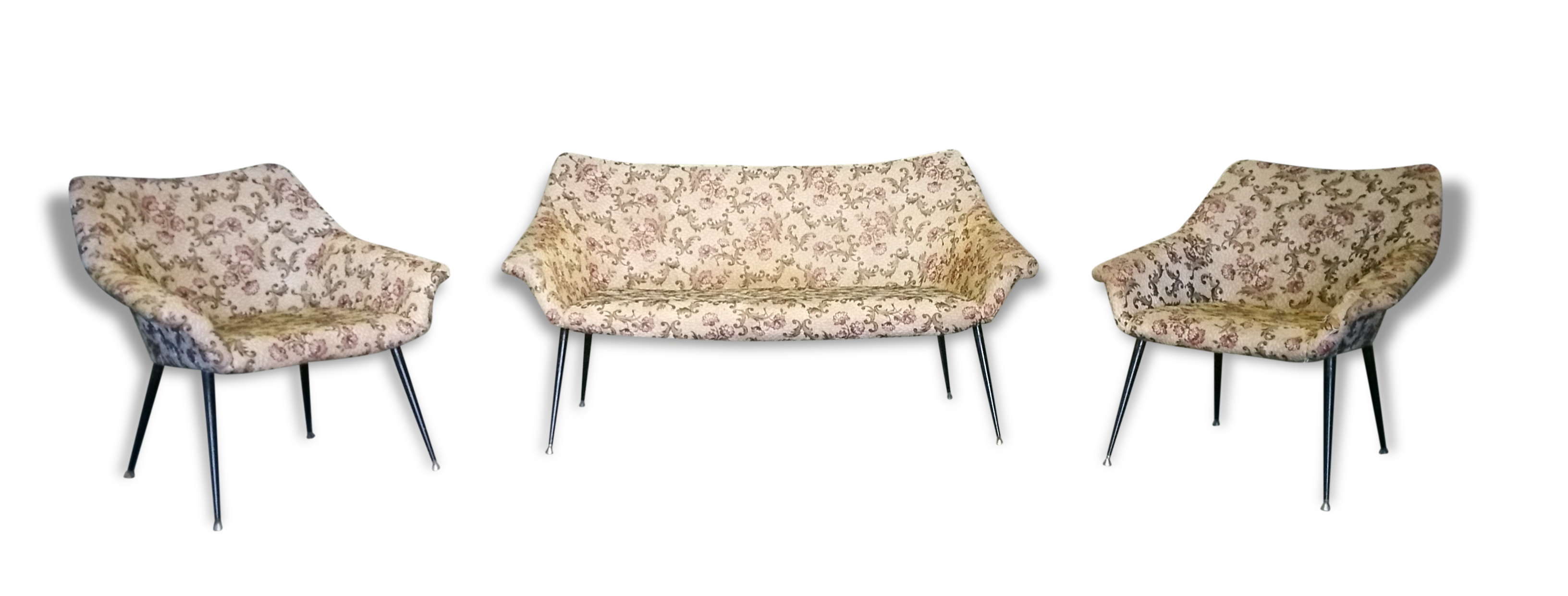 1 sofa and 2 Chair 50 years