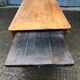 Antique Louis XV table with 3 drawers and 1 pull-out in solid cherry wood