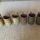 6 stoneware mugs