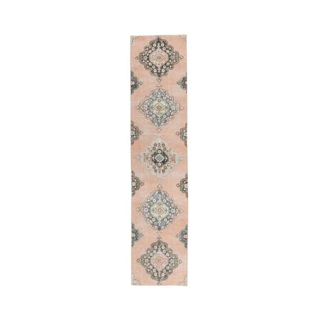 1970s Turkish Anatolian hand-knotted runner 75x333