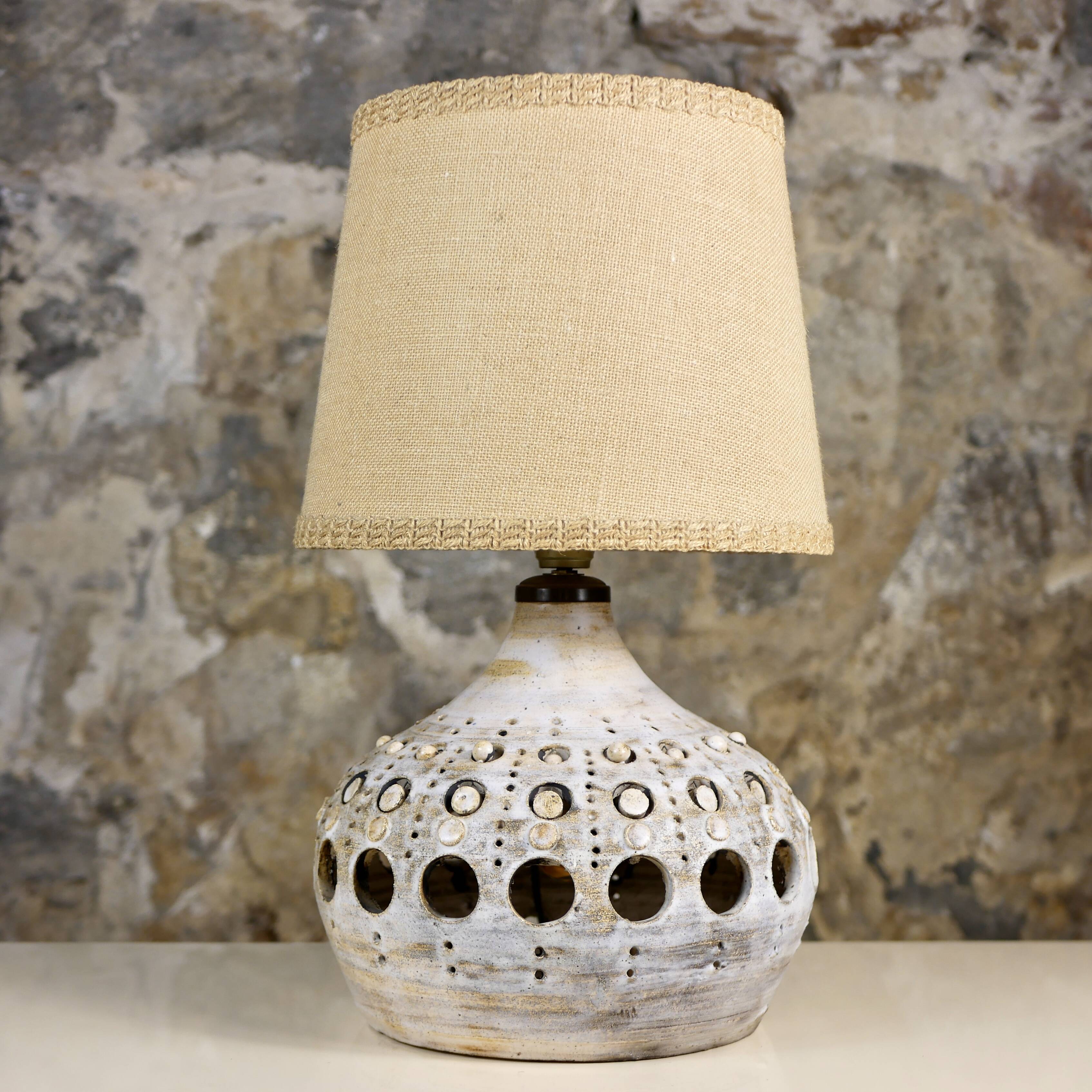 Georges Pelletier ceramic lamp, 1960s