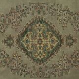 One-of-a-kind turkish handwoven vintage rug - rustic vintage charm 270x 164 cm