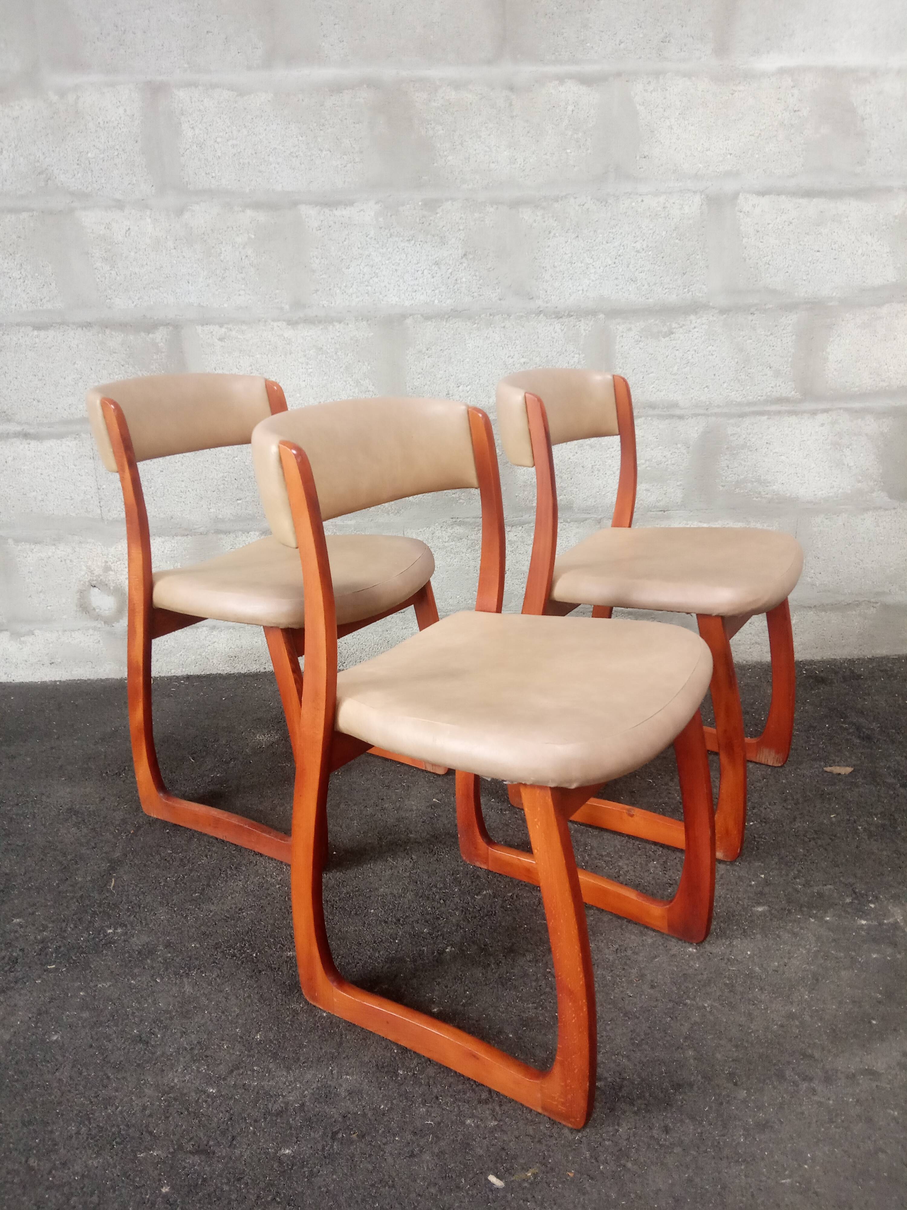 Vintage Self Sled Chairs