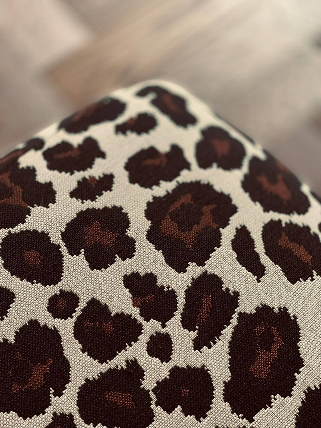 Vintage 70s Leopard Fireside Chair