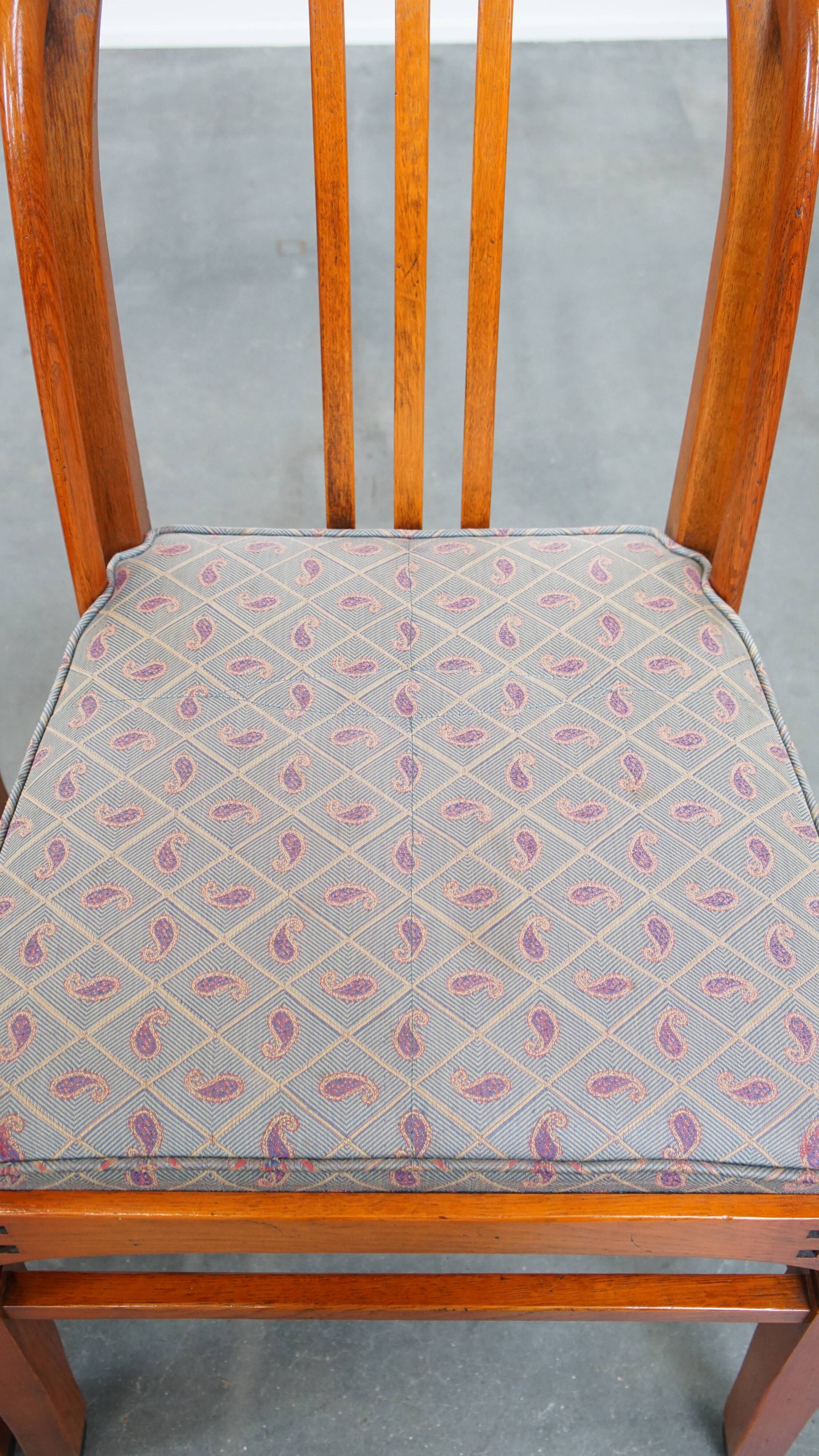 Set of 2 Art Nouveau design Schuitema dining chairs